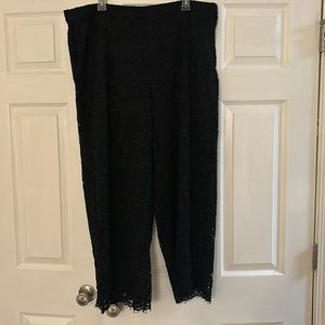 Eloquii Lace Cropped Pants